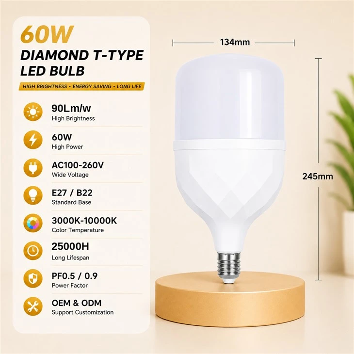 Diamond Cut LED T Bulb suppliers